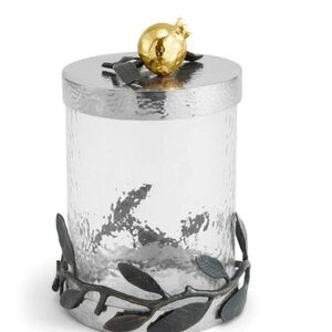 Michael Aram Olive Branch Pomegranate Small Canister